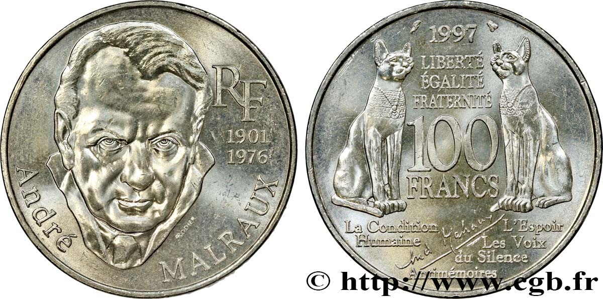100 francs Malraux 1997  F.465/2 SUP60 