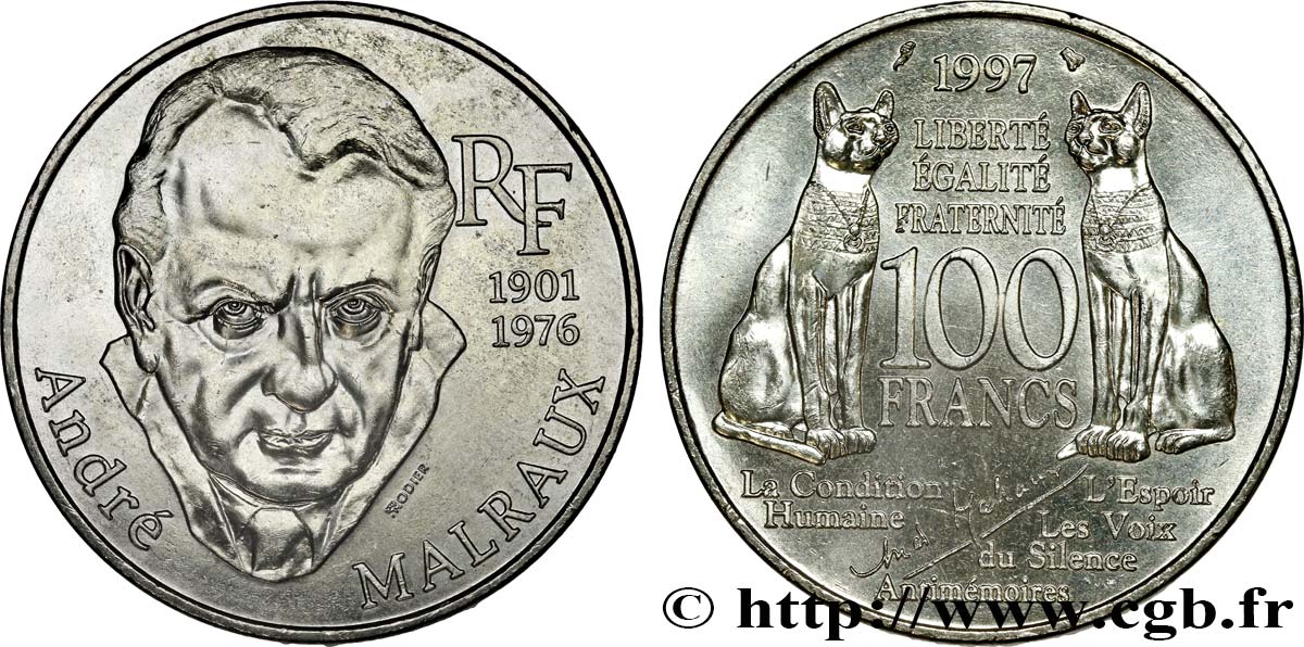 100 francs Malraux 1997  F.465/2 MS60 