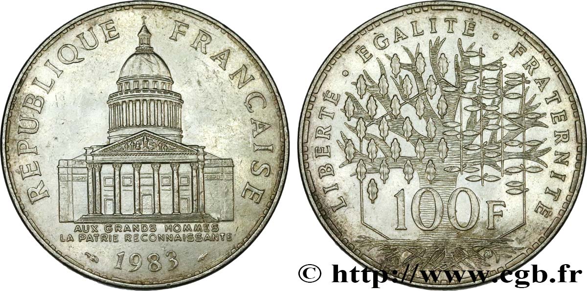 100 francs Panthéon 1983  F.451/3 MBC+ 