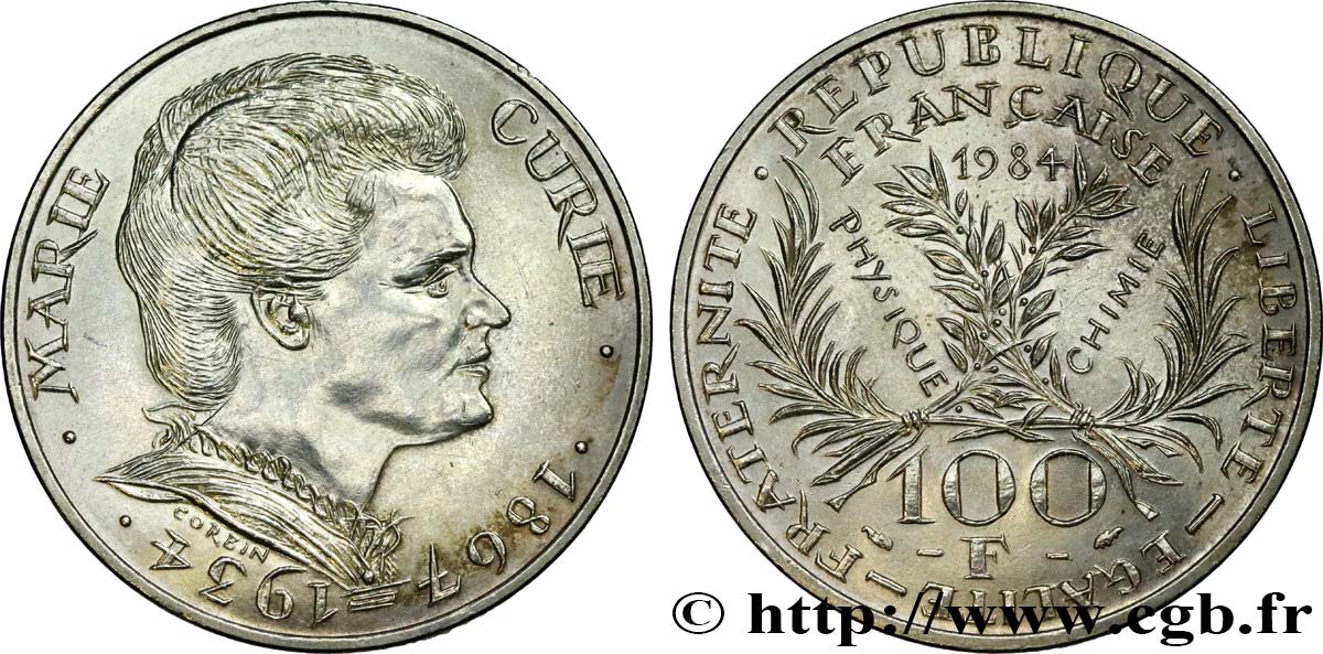 100 francs Marie Curie 1984  F.452/2 EBC 