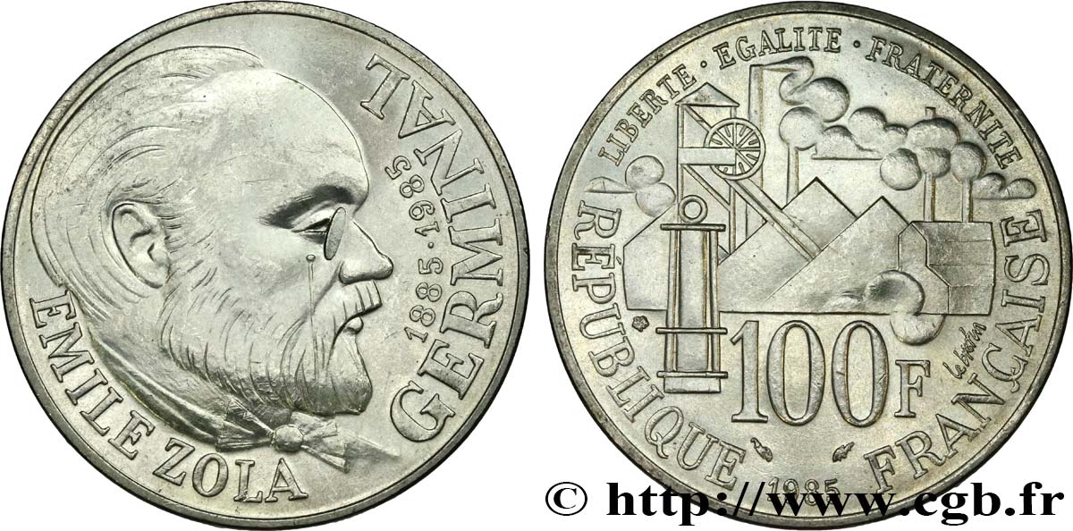 100 francs Émile Zola 1985  F.453/2 SUP 