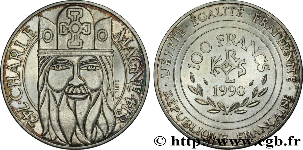 100 francs Charlemagne 1990 F.458/2 fmd_503115 Modernes 100 francs Charlemagne 1990 F.458/2 fmd_503115 Modernes