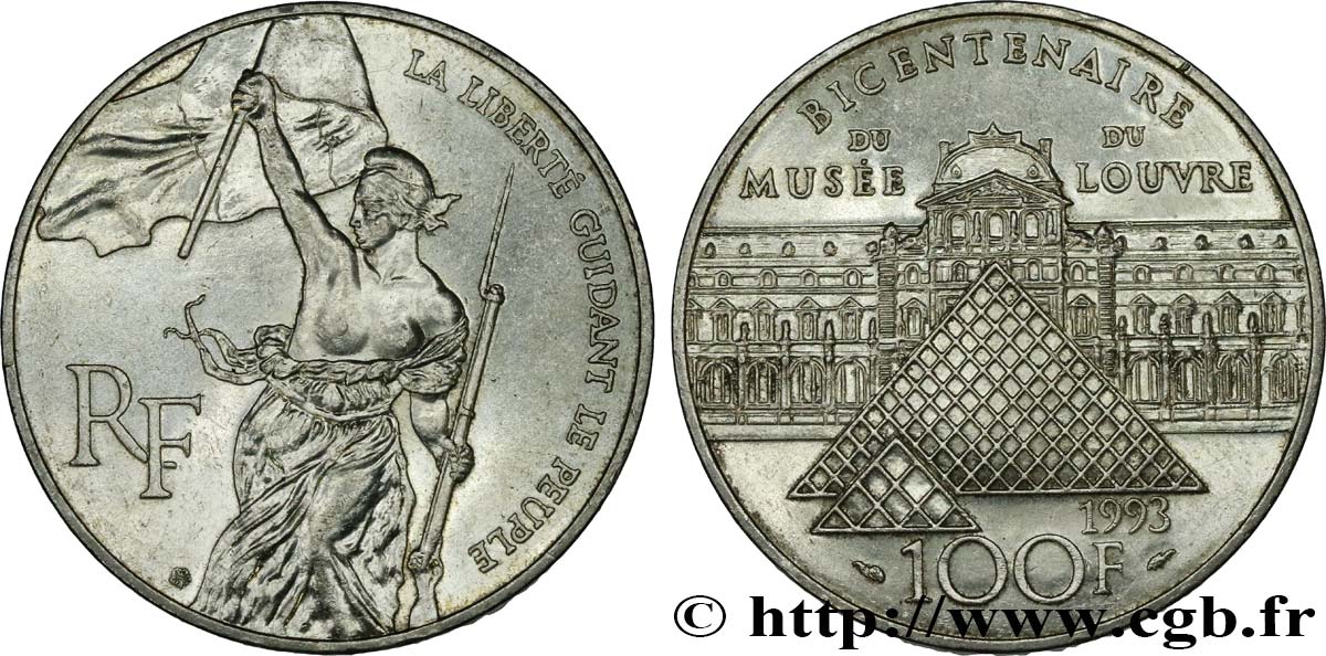 100 francs Liberté guidant le peuple 1993  F.461/2 TTB+ 