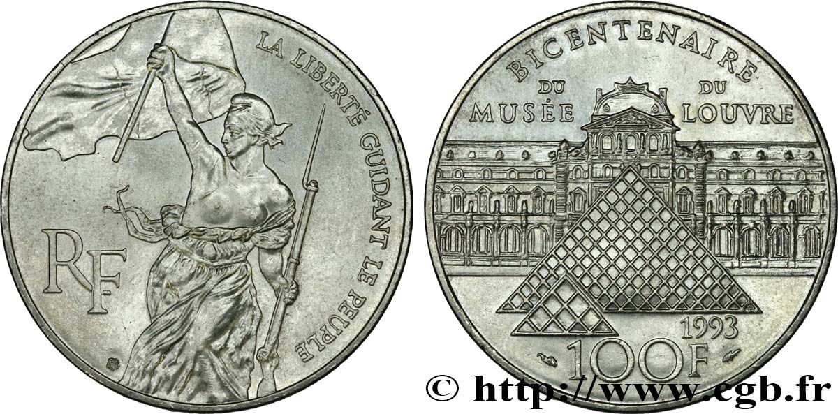 100 francs Liberté guidant le peuple 1993  F.461/2 TTB+ 