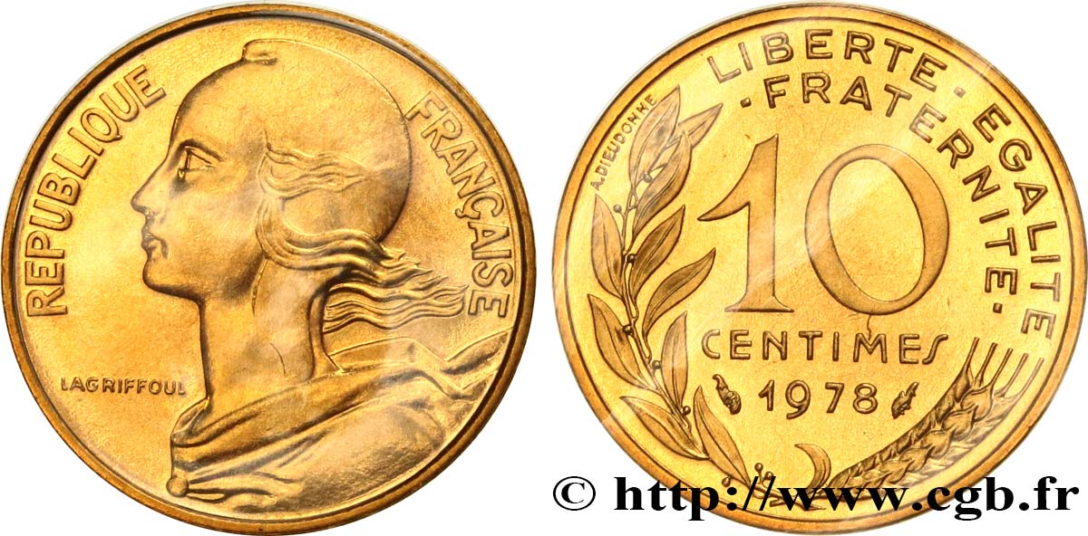10 centimes Marianne 1978 Pessac F.144/18 FDC 