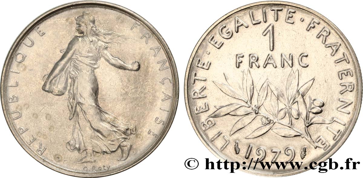 1 franc Semeuse, nickel 1979 Pessac F.226/24 MS 