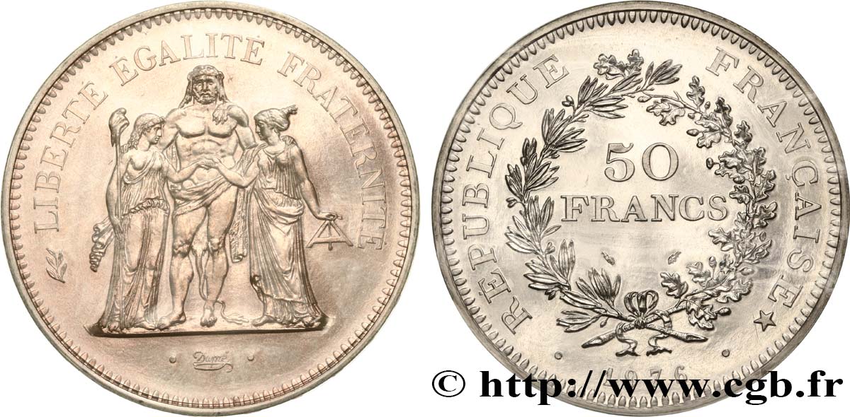 50 francs Hercule 1976  F.427/4 FDC 
