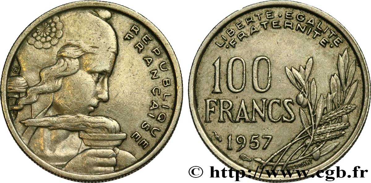 100 francs Cochet 1957  F.450/10 S35 