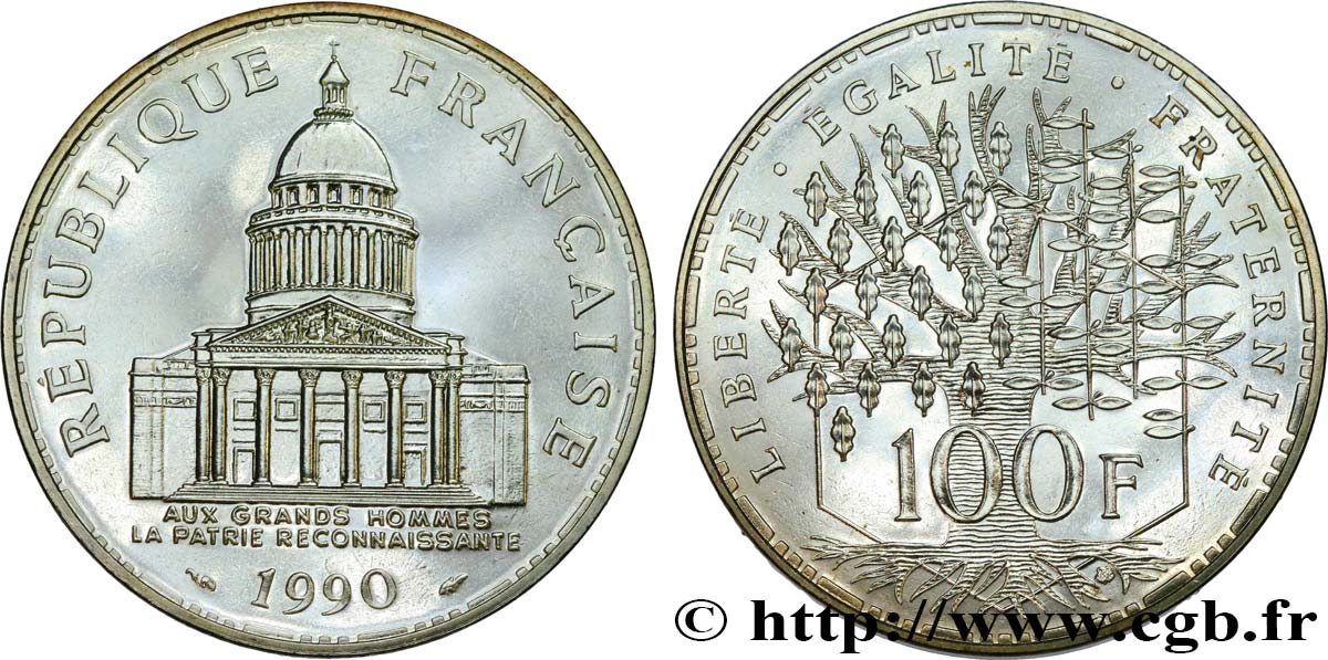 100 francs Panthéon 1990  F.451/10 fST 