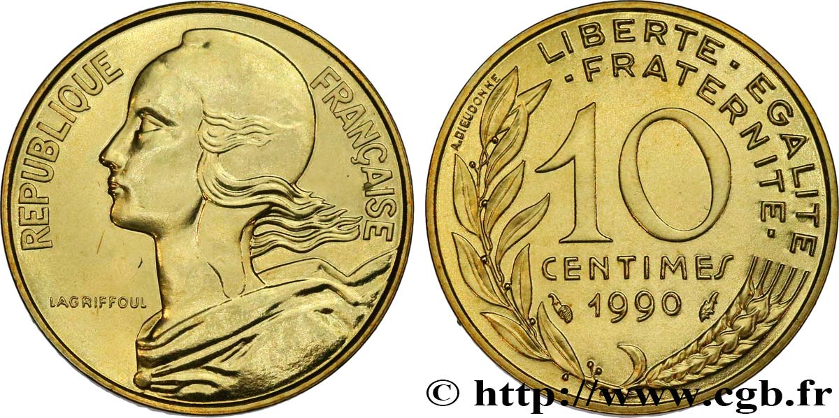 10 centimes Marianne 1990 Pessac F.144/30 ST 