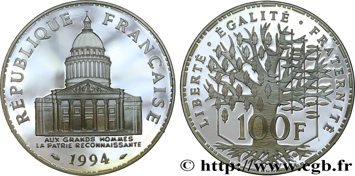 100 francs Panthéon, BE (Belle Épreuve) 1994  F.451/15 ST 