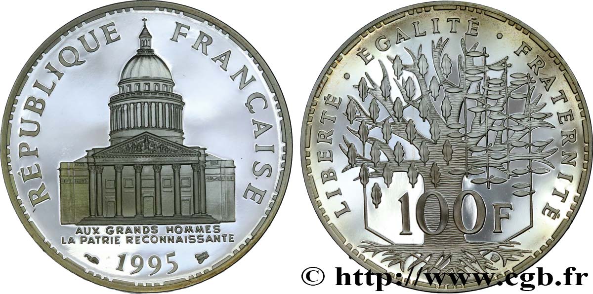 100 francs Panthéon, BE (Belle Épreuve) 1995  F.451/17 ST 