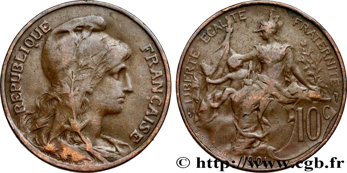 10 centimes Daniel-Dupuis 1901  F.136/10 MB25 