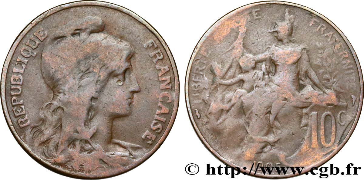 10 centimes Daniel-Dupuis 1905  F.136/14 F12 