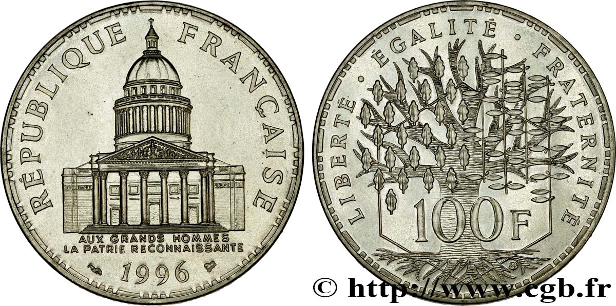 100 francs Panthéon 1996  F.451/18 MS62 
