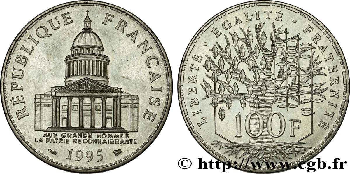 100 francs Panthéon 1995  F.451/16 SUP 
