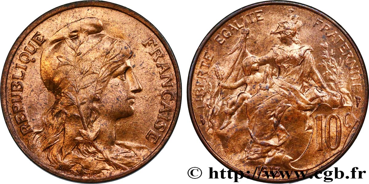 10 centimes Daniel-Dupuis 1913  F.136/22 fST64 