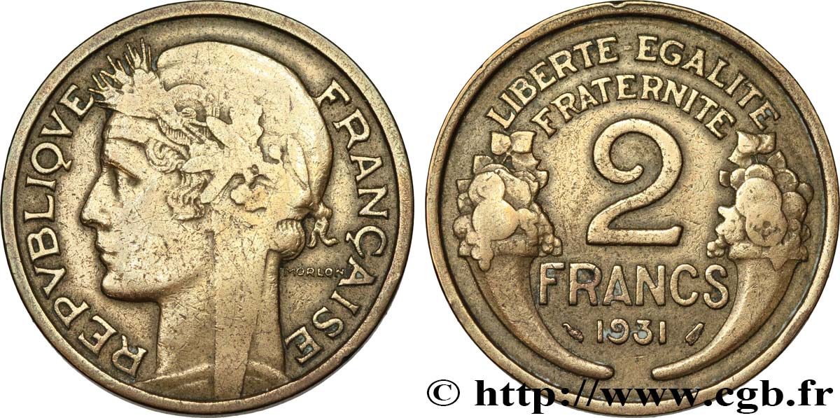 2 francs Morlon 1931  F.268/2 S 