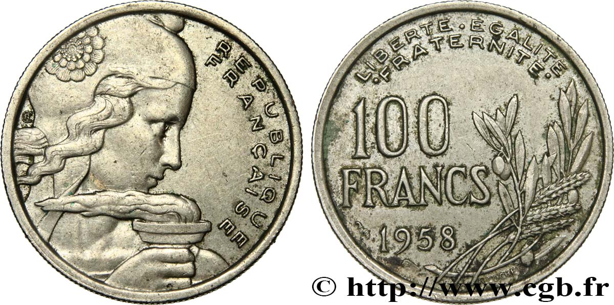100 francs Cochet 1958  F.450/12 MBC 