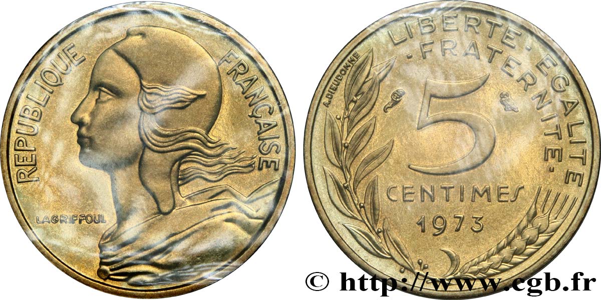 5 centimes Marianne 1973 Pessac F.125/9 ST 