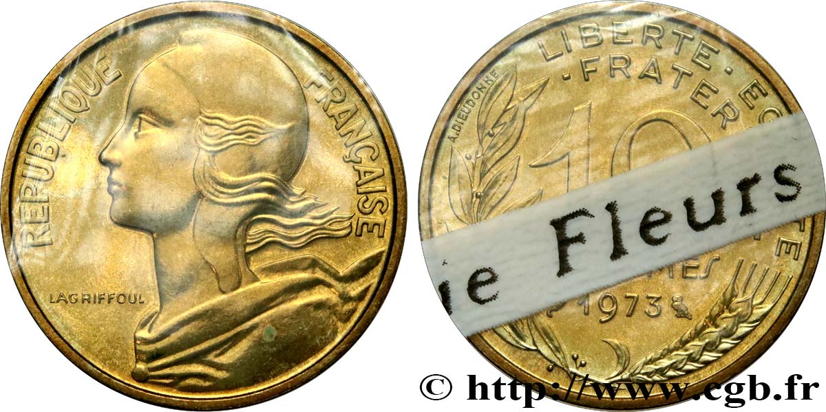 10 centimes Marianne 1973 Pessac F.144/13 FDC 