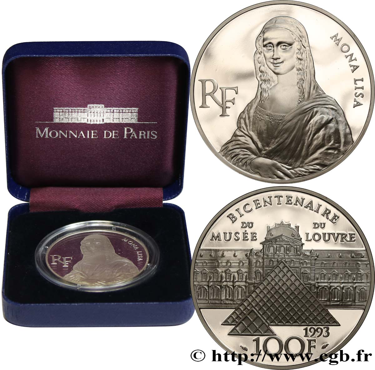 Belle Epreuve 100 francs - Mona Lisa 1993  F.1623 1 MS 