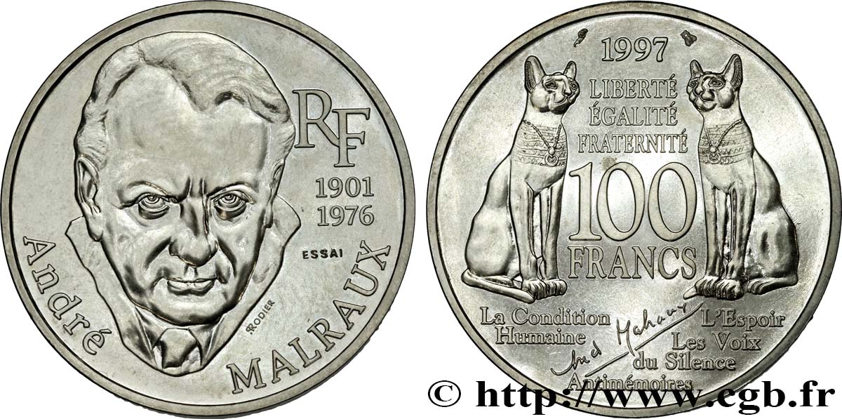 Essai de 100 francs Malraux 1997 Paris F.465/1 MS 