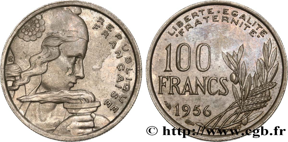 100 francs Cochet 1956  F.450/8 TTB50 