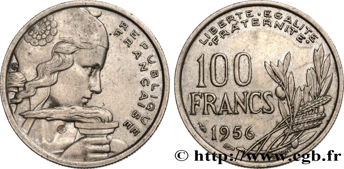 100 francs Cochet 1956  F.450/8 XF45 