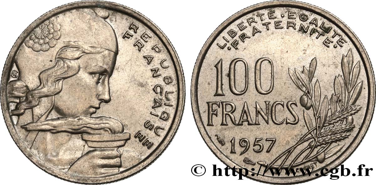 100 francs Cochet 1957  F.450/10 MBC50 