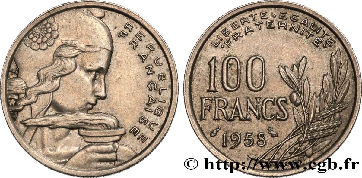 100 francs Cochet 1958  F.450/13 SS48 