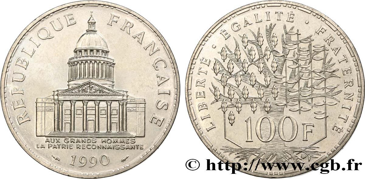 100 francs Panthéon 1990  F.451/10 SPL 