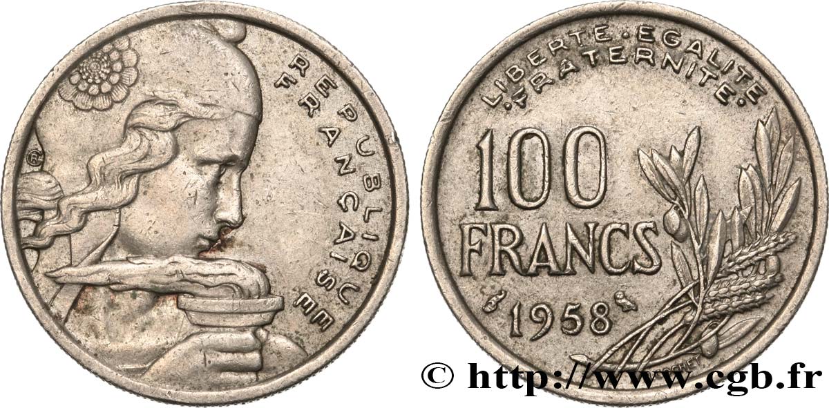 100 francs Cochet 1958  F.450/13 S35 