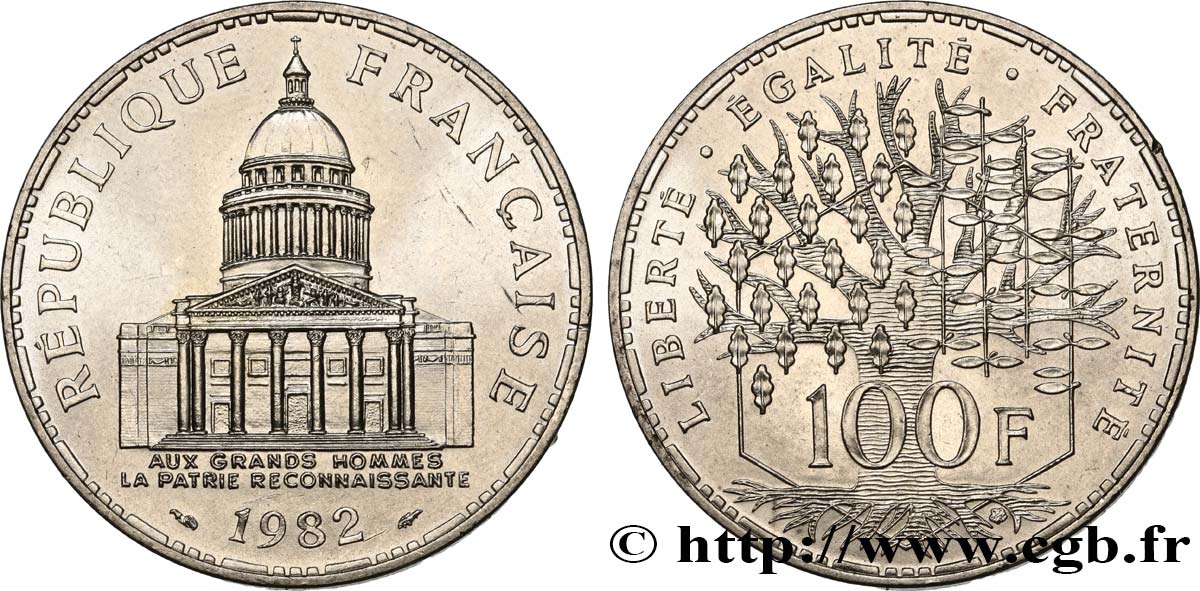100 francs Panthéon 1982  F.451/2 VZ 