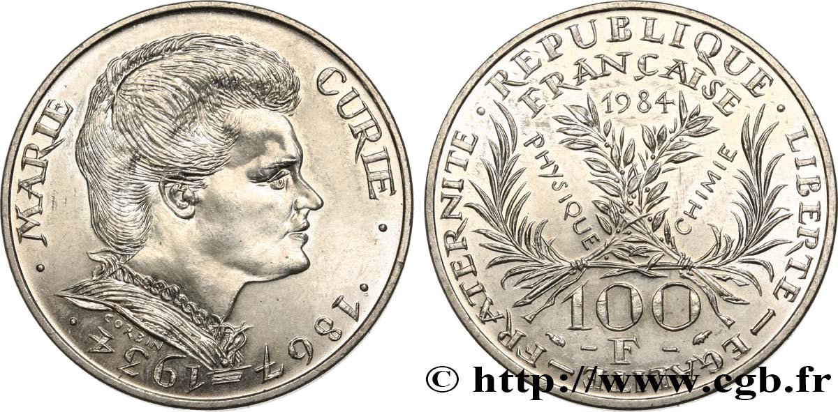 100 francs Marie Curie 1984  F.452/2 SPL 