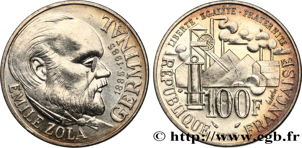 100 francs Émile Zola 1985  F.453/2 fVZ 