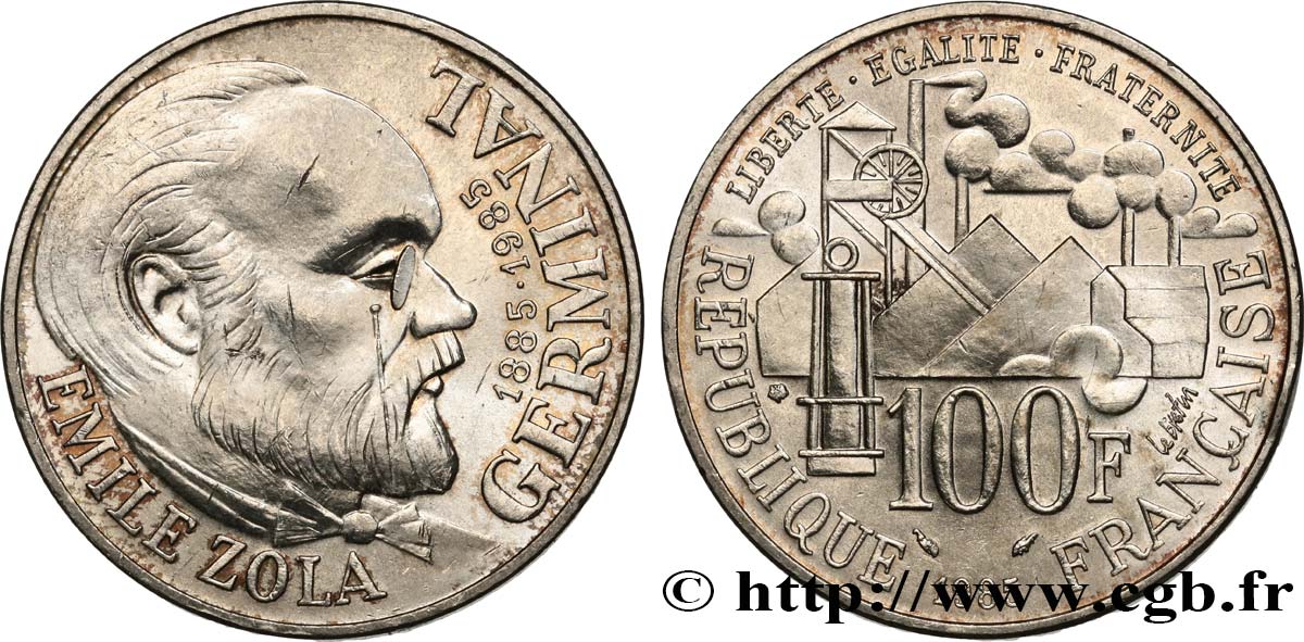 100 francs Émile Zola 1985  F.453/2 q.SPL 