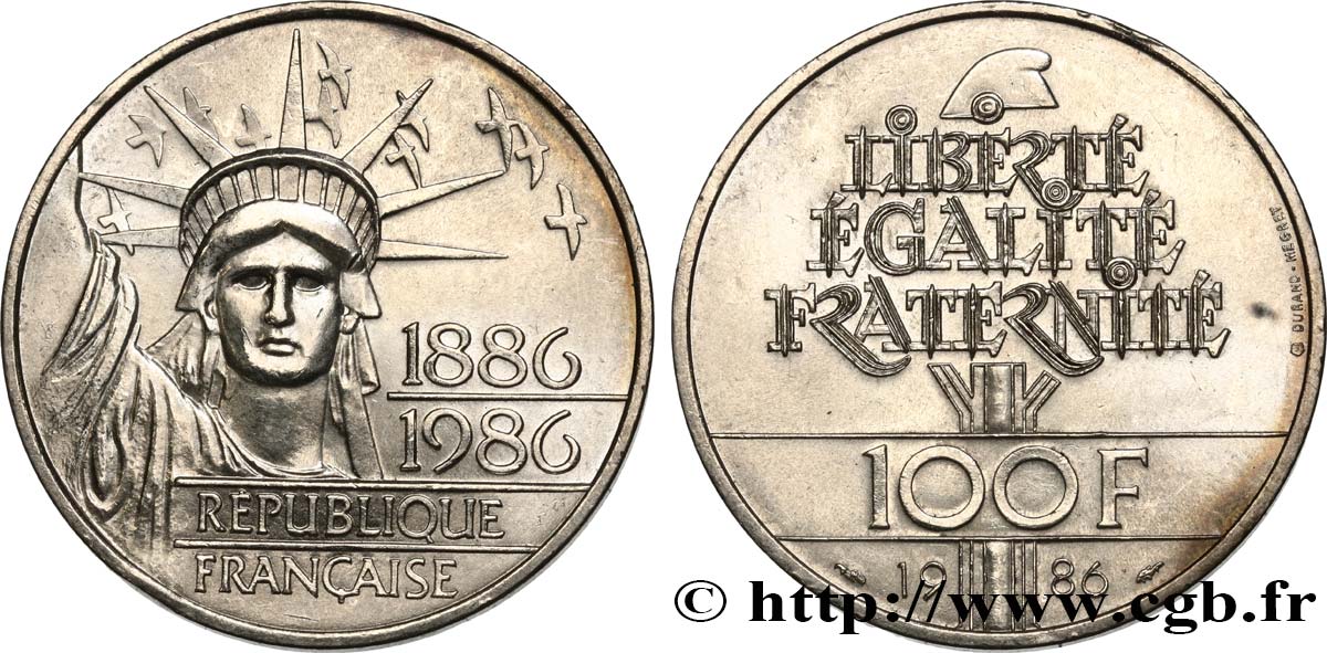 100 francs Liberté (Statue de la) 1986  F.454/2 AU 