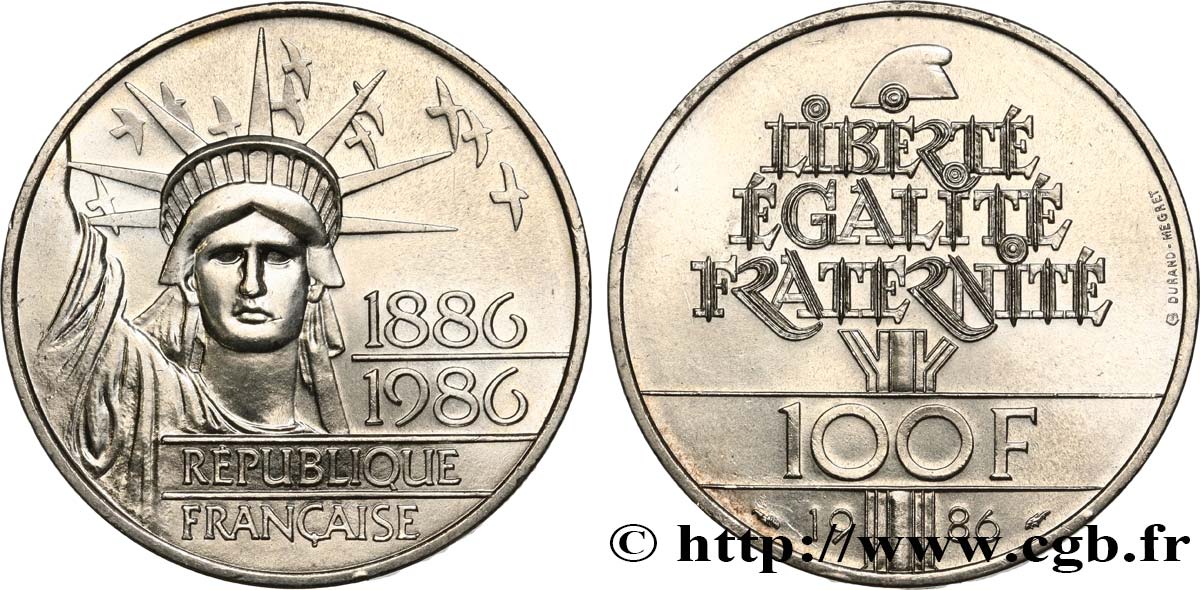 100 francs Liberté (Statue de la) 1986  F.454/2 EBC 