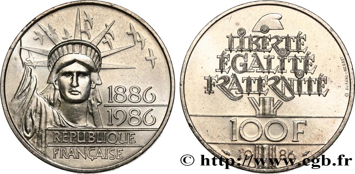 100 francs Liberté (Statue de la) 1986  F.454/2 AU 