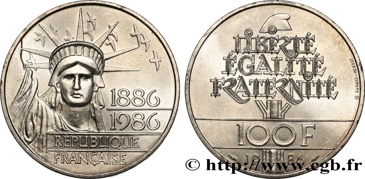 100 francs Liberté (Statue de la) 1986  F.454/2 AU 