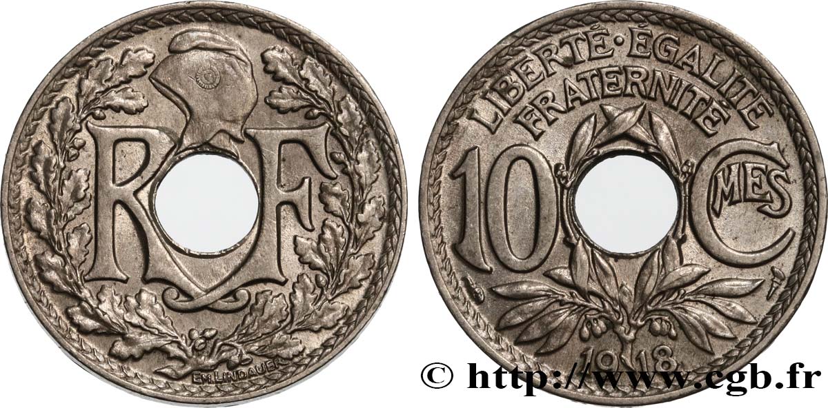 10 centimes Lindauer 1918  F.138/2 SS52 