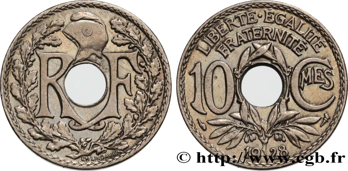 10 centimes Lindauer 1928  F.138/15 XF 