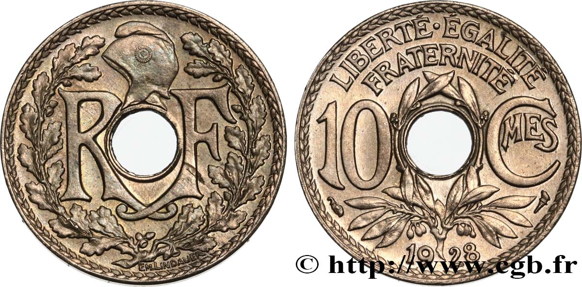 10 centimes Lindauer 1928  F.138/15 TTB52 