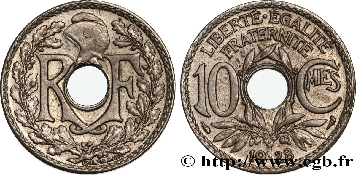 10 centimes Lindauer 1928  F.138/15 TTB45 