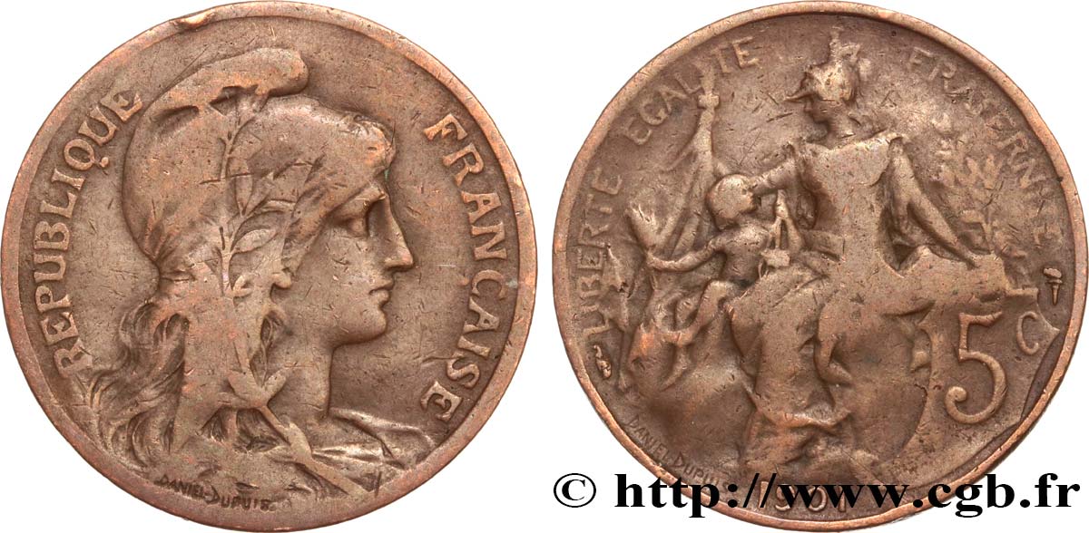 5 centimes Daniel-Dupuis 1901  F.119/11 S20 