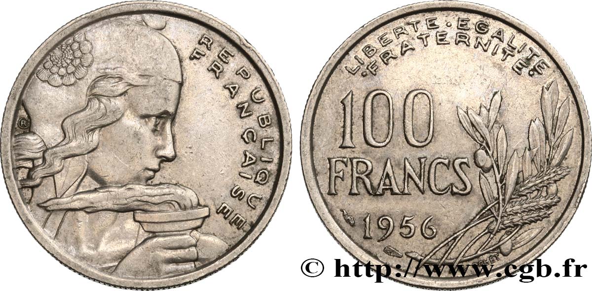 100 francs Cochet 1956  F.450/8 BB40 