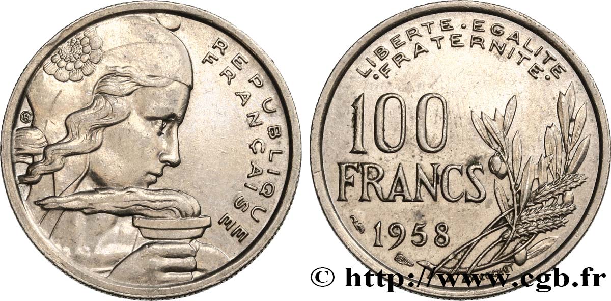 100 francs Cochet 1958  F.450/12 MBC52 