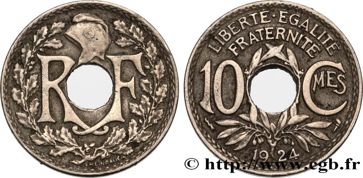 10 centimes Lindauer 1924 Poissy F.138/11 q.BB 