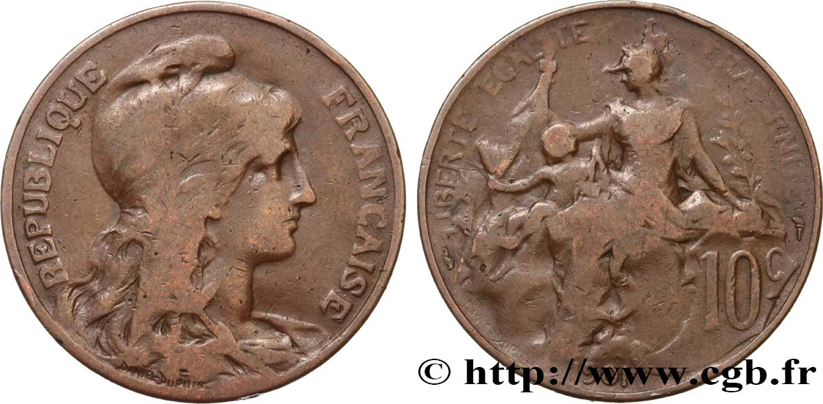 10 centimes Daniel-Dupuis 1901  F.136/10 F12 